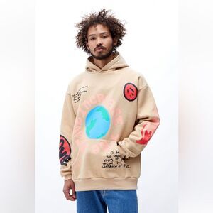 Pacsun Increase The Peace Hoodie Mens Size M